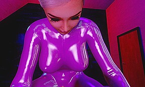 Latex Girl On Top  Riding POV