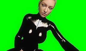 Mistress in Black Latex  POV Cowgirl (Passthrough)