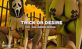 Trick or Desire - Halloween Special Cowgirl POV